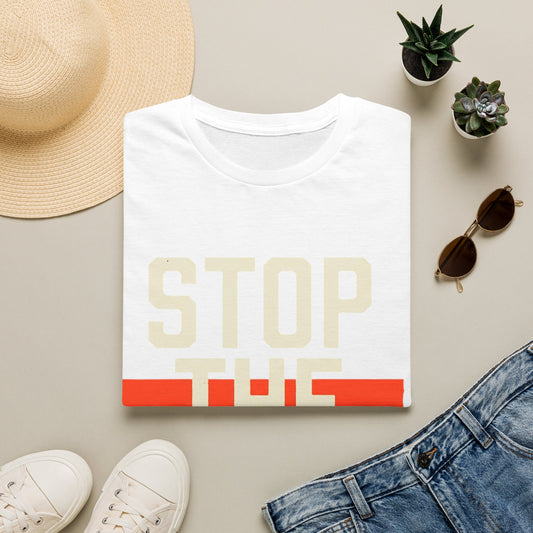 Stop The Boat T-Shirt — Coastal Protest Graphic Tee