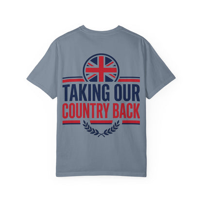 Taking Our Country Back T-shirt | Union Jack Patriotic Graphic Tee