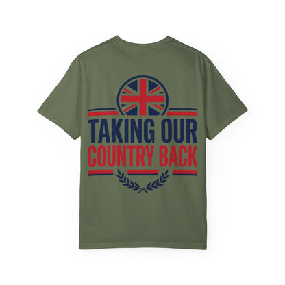 Taking Our Country Back T-shirt | Union Jack Patriotic Graphic Tee