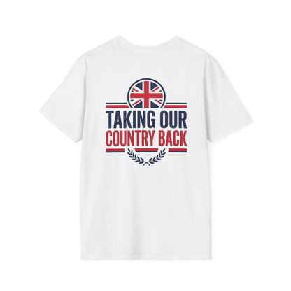 'Taking Our Country Back' Chest Logo T-Shirt