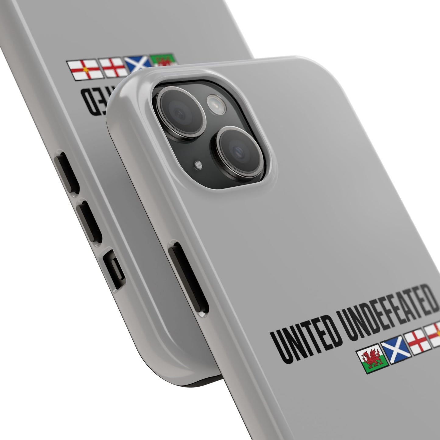 United Undefeated phone case | minimalist flag stripe design