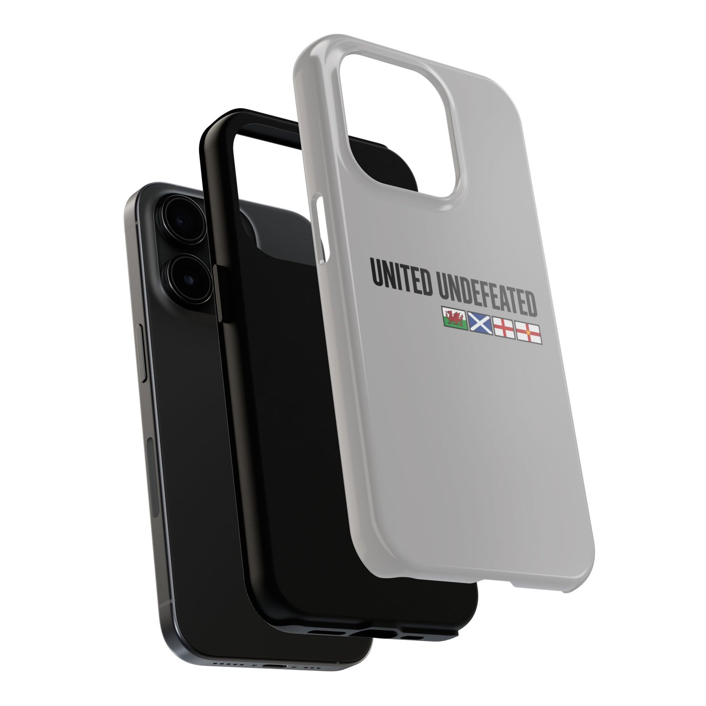 United Undefeated phone case | minimalist flag stripe design