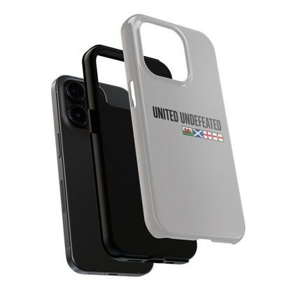 United Undefeated phone case | minimalist flag stripe design