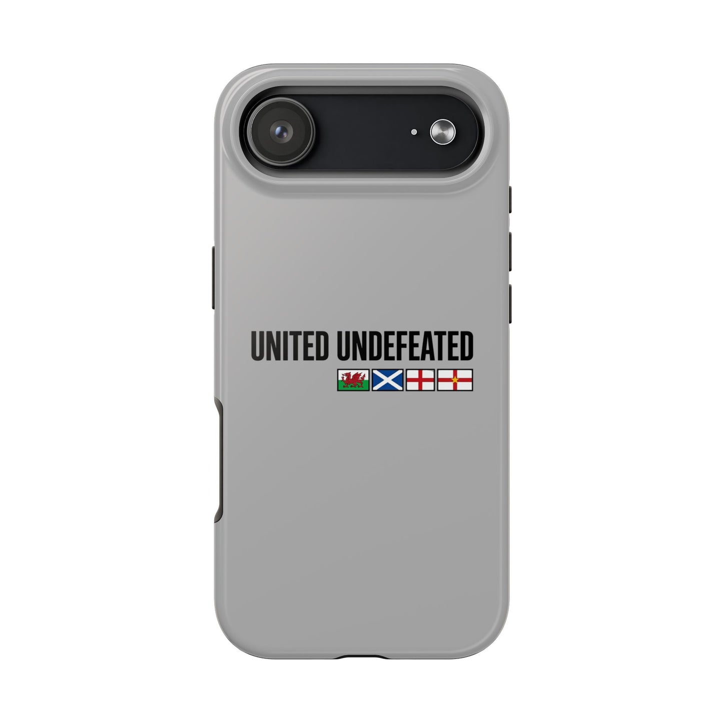 United Undefeated phone case | minimalist flag stripe design