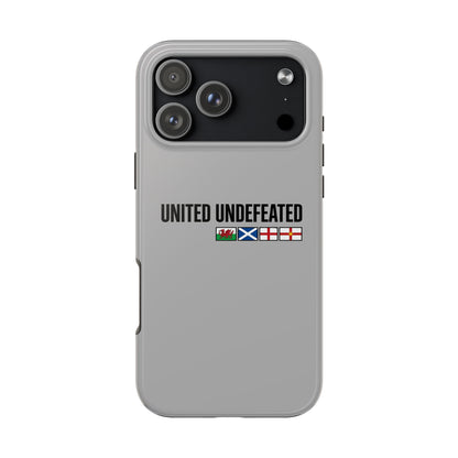 United Undefeated phone case | minimalist flag stripe design