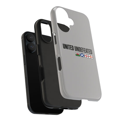 United Undefeated phone case | minimalist flag stripe design