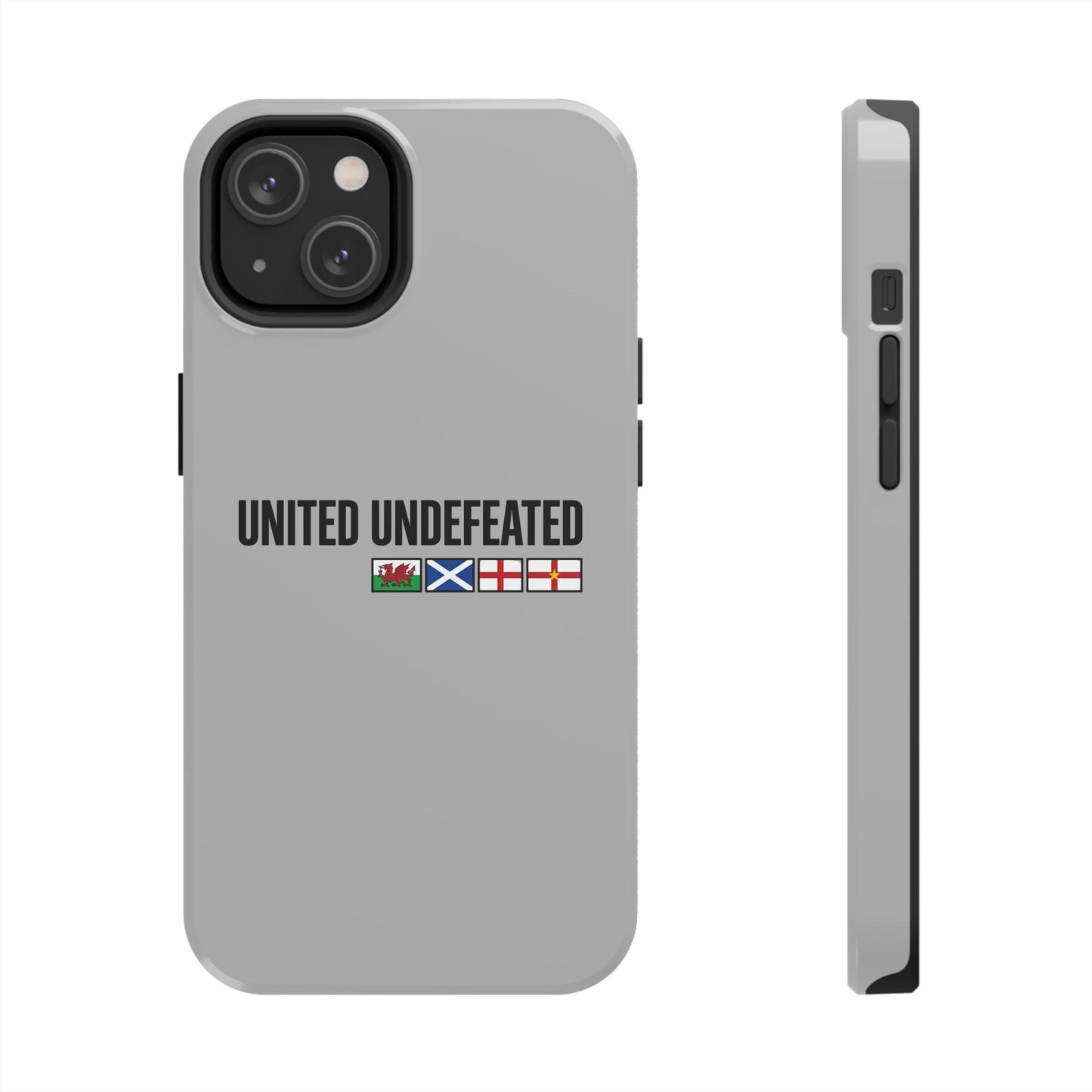 United Undefeated phone case | minimalist flag stripe design