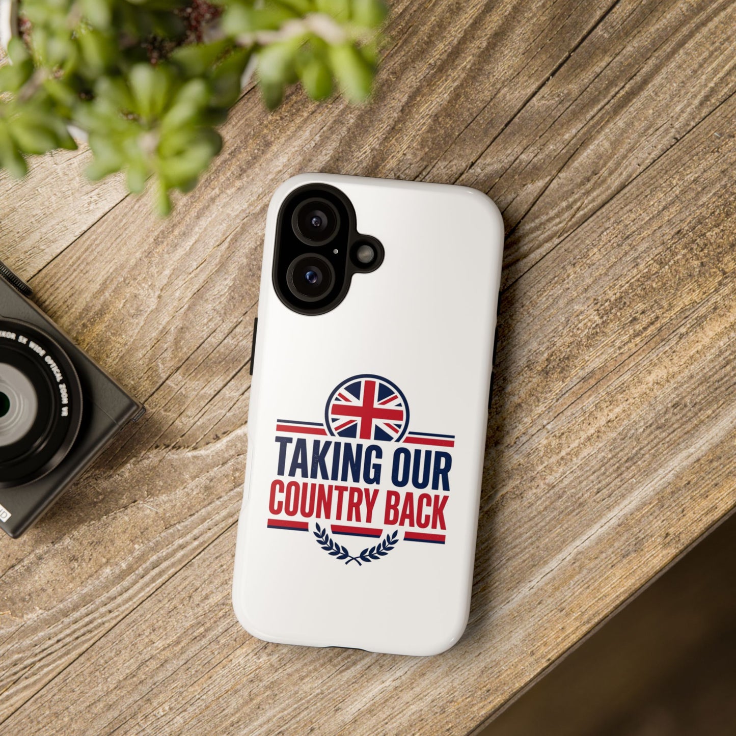 Phone Case - "Taking Our Country Back" Union Jack Patriotic Protective Cover
