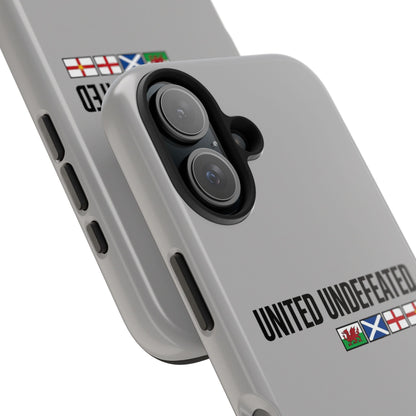 United Undefeated phone case | minimalist flag stripe design