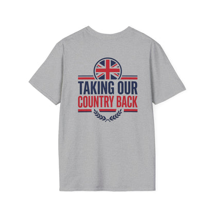 'Taking Our Country Back' Chest Logo T-Shirt
