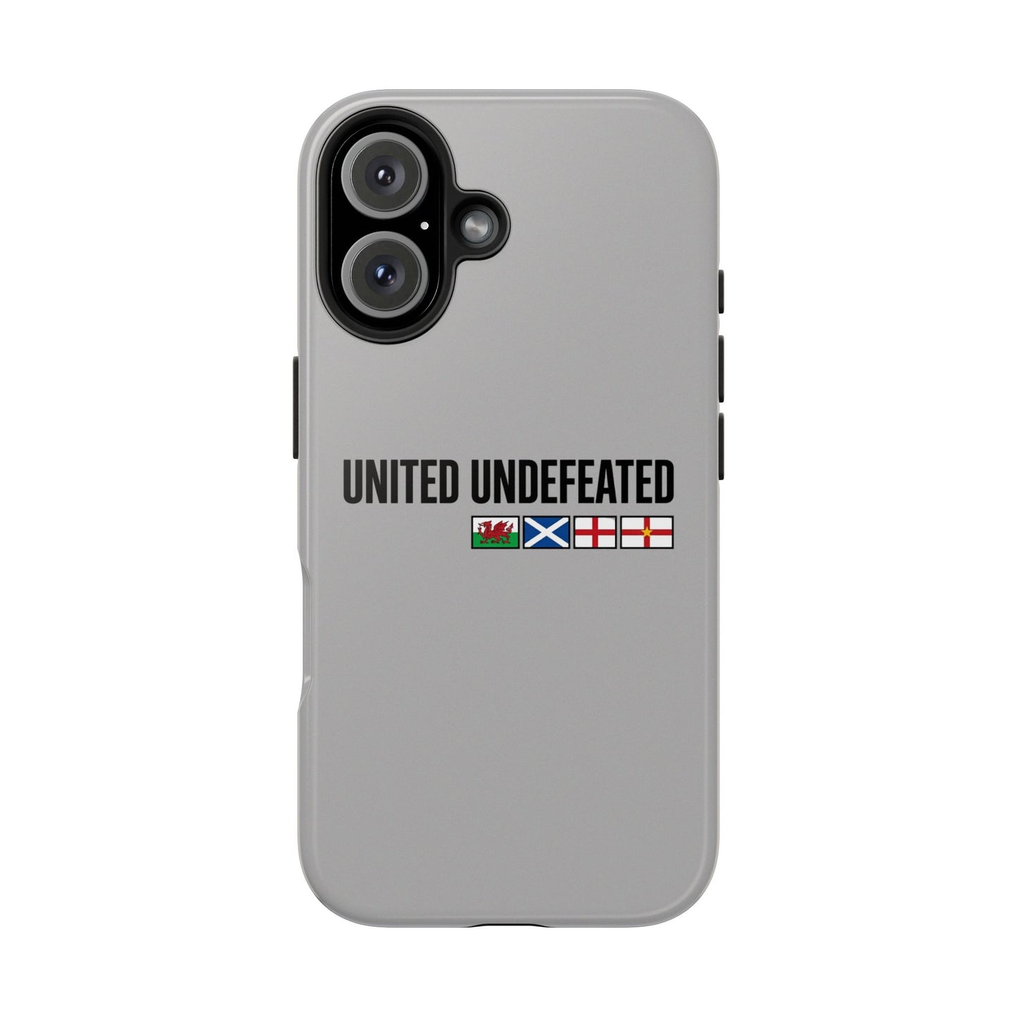 United Undefeated phone case | minimalist flag stripe design