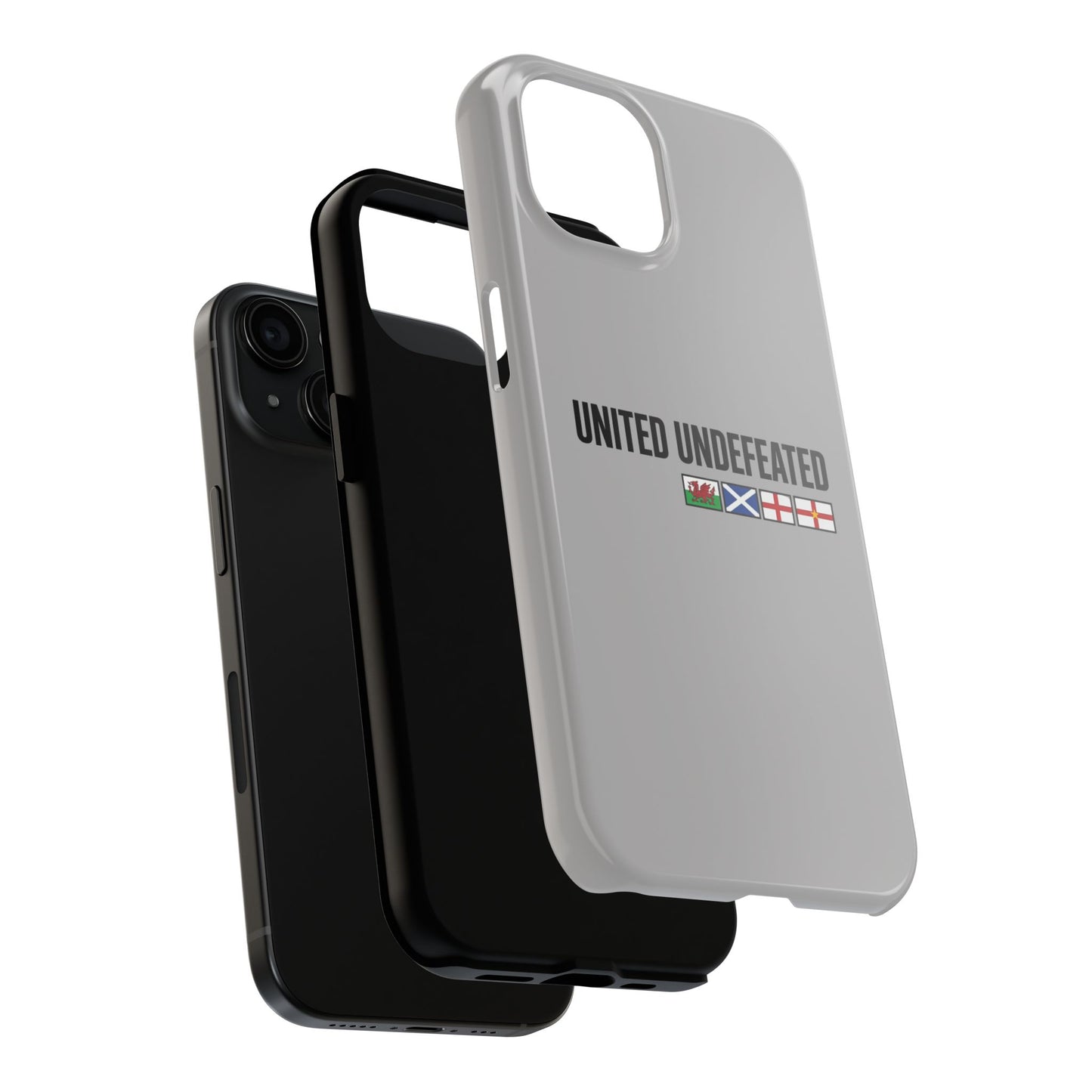 United Undefeated phone case | minimalist flag stripe design