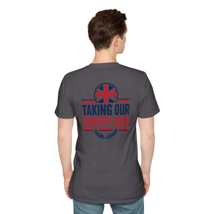 'Taking Our Country Back' Chest Logo T-Shirt