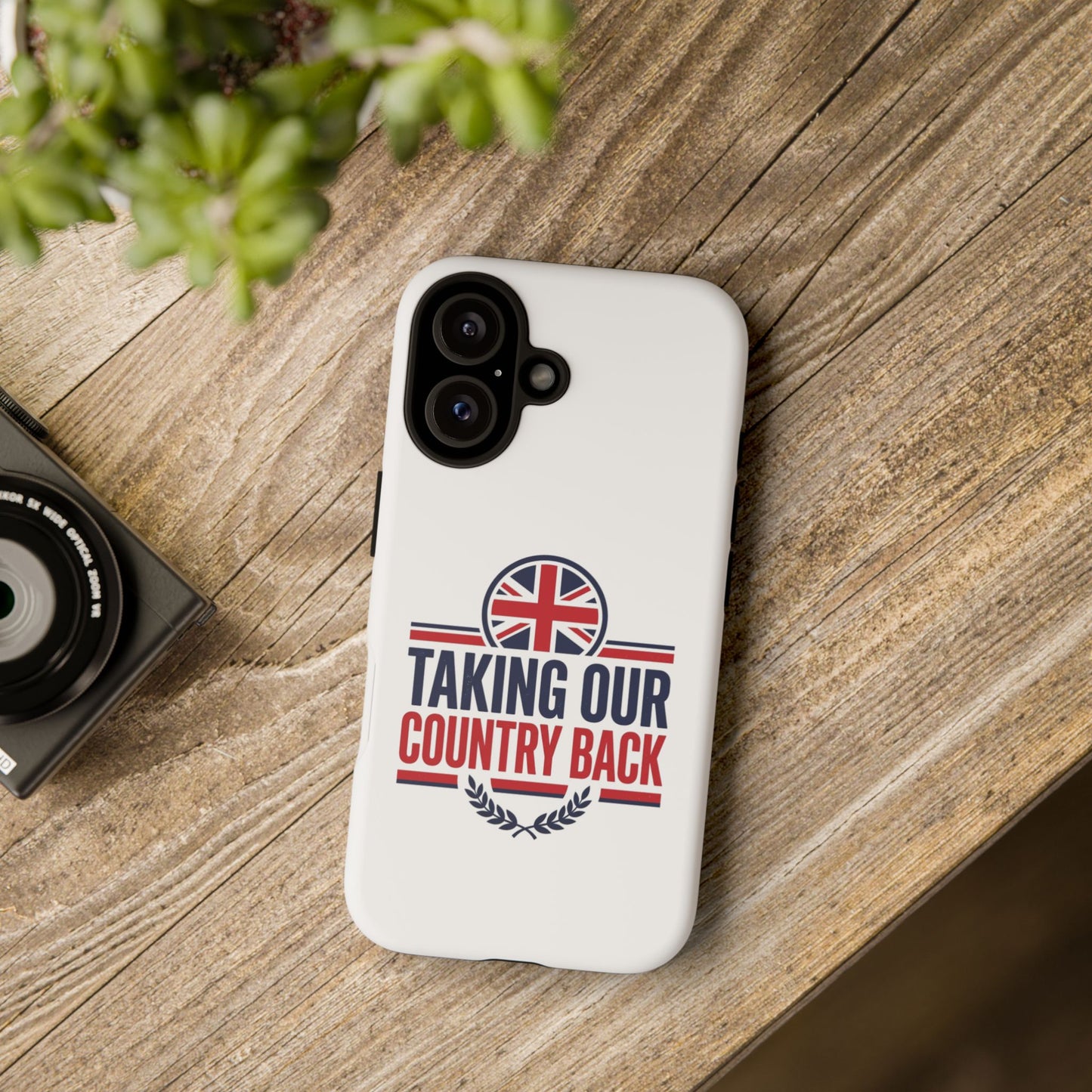 Phone Case - "Taking Our Country Back" Union Jack Patriotic Protective Cover