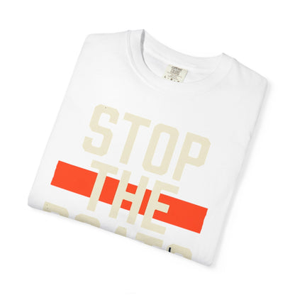 Stop the Boats T-Shirt | Boat Graphic, Retro Stripes, Nautical Theme