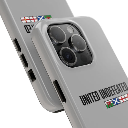 United Undefeated phone case | minimalist flag stripe design
