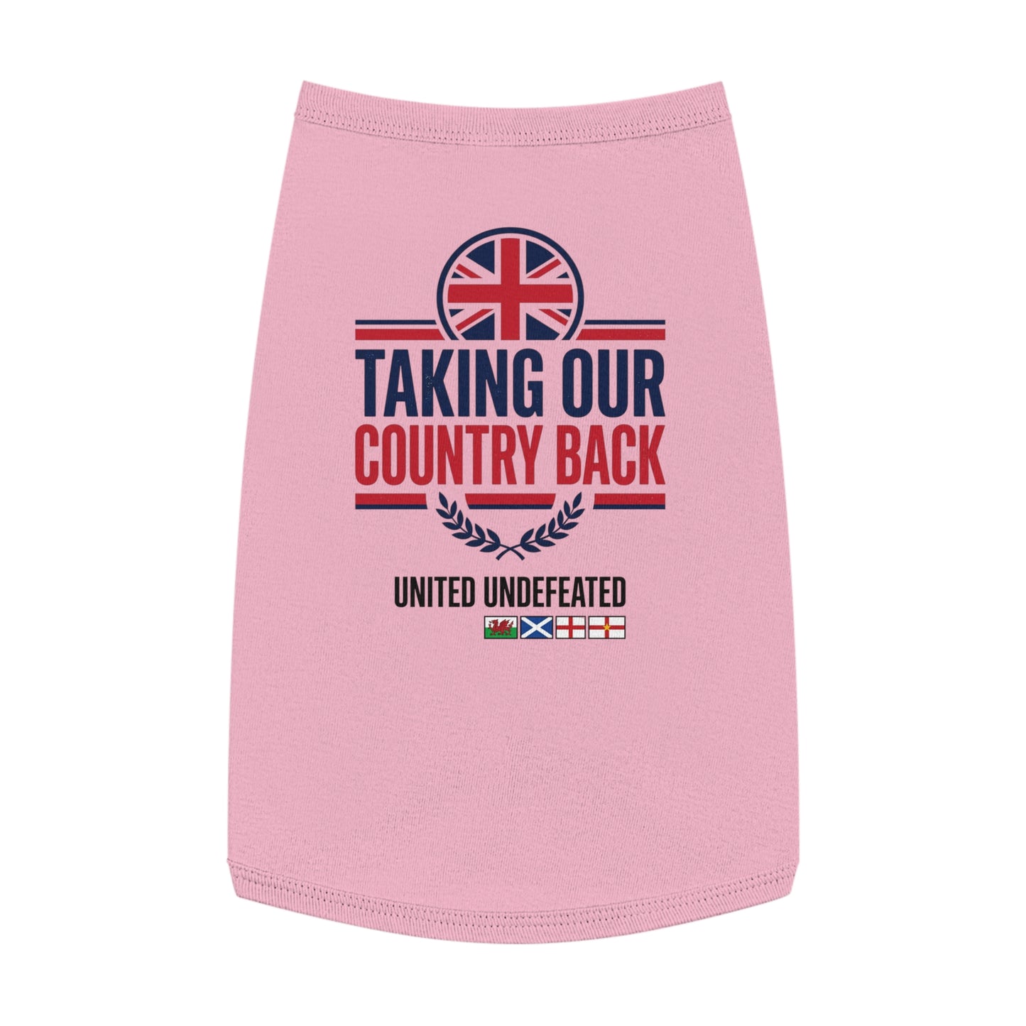 Taking Our Country Back Pet Tank Top | Patriotic Flag Design