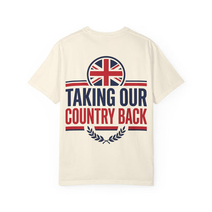 Taking Our Country Back T-shirt | Union Jack Patriotic Graphic Tee