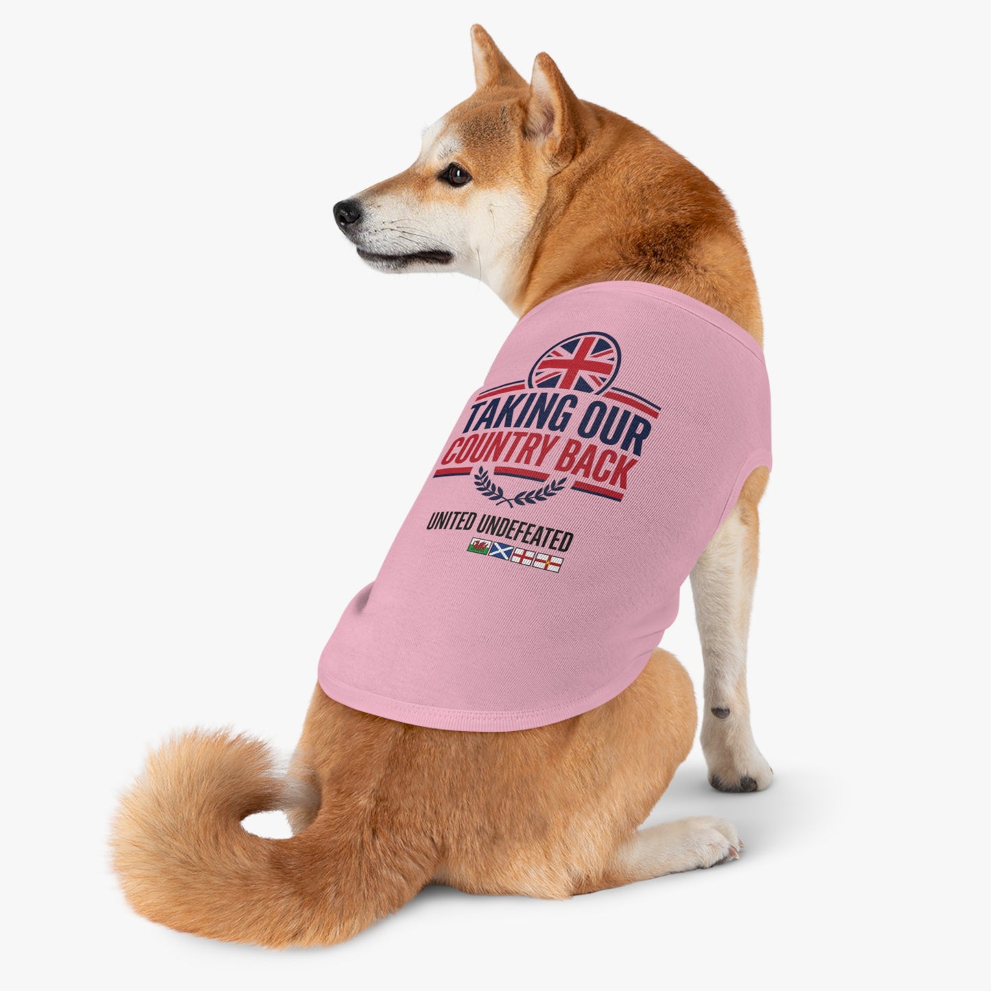 Taking Our Country Back Pet Tank Top | Patriotic Flag Design