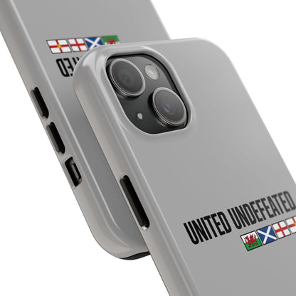 United Undefeated phone case | minimalist flag stripe design
