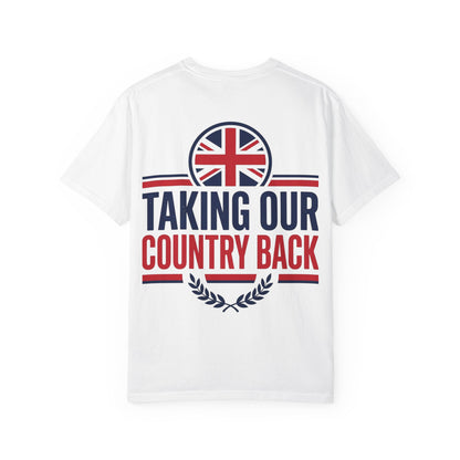 Taking Our Country Back T-shirt | Union Jack Patriotic Graphic Tee