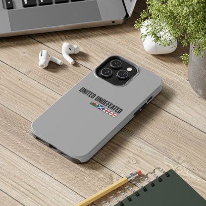 United Undefeated phone case | minimalist flag stripe design