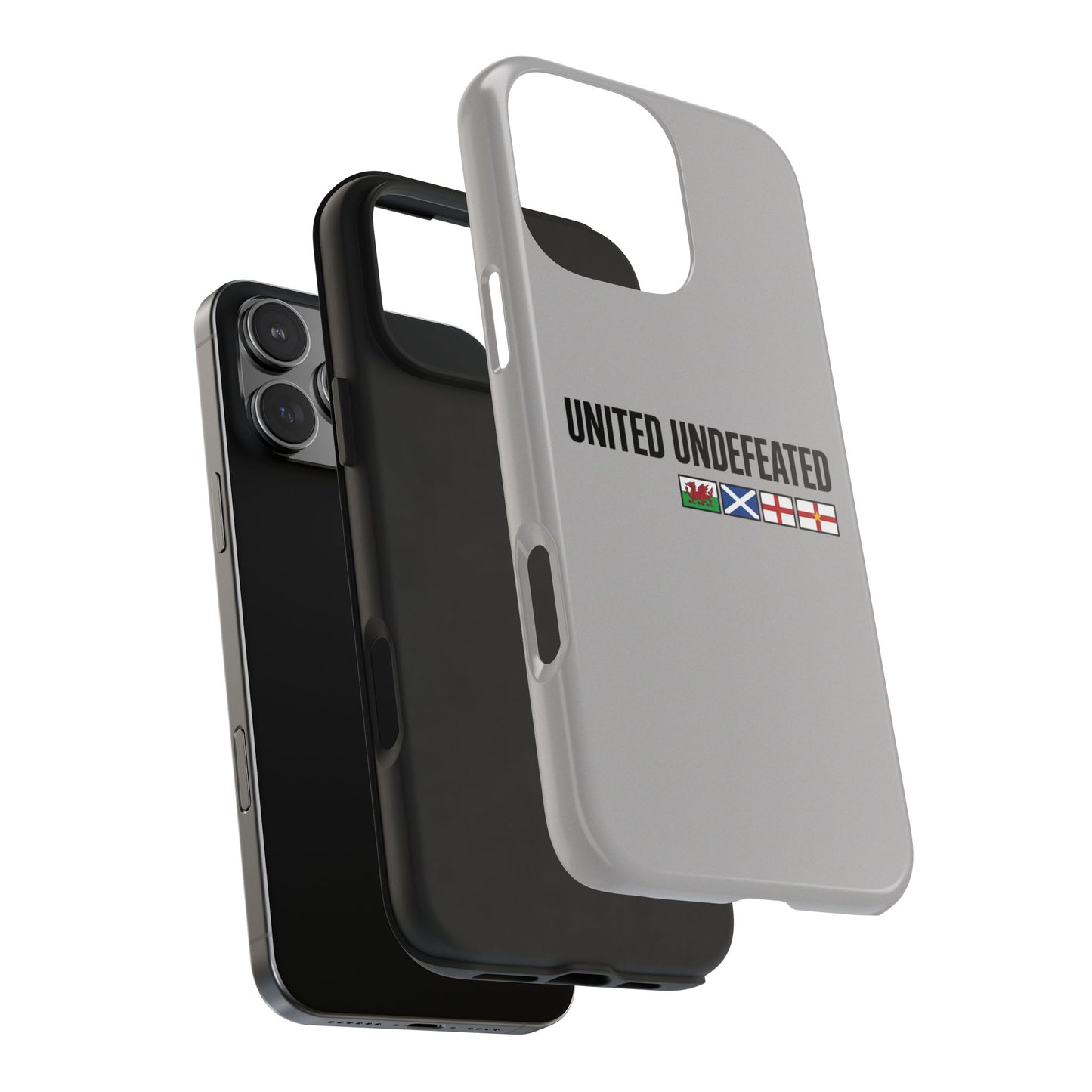 United Undefeated phone case | minimalist flag stripe design