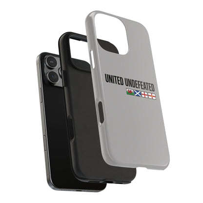 United Undefeated phone case | minimalist flag stripe design