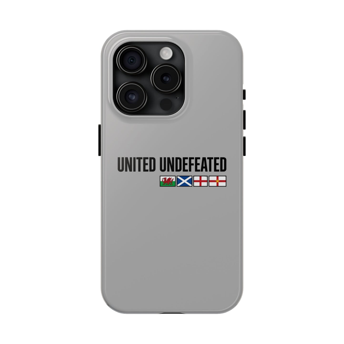 United Undefeated phone case | minimalist flag stripe design