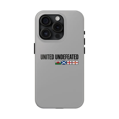 United Undefeated phone case | minimalist flag stripe design