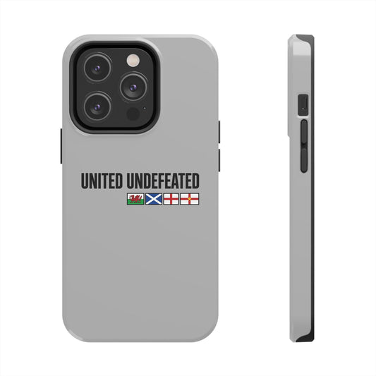 United Undefeated phone case | minimalist flag stripe design