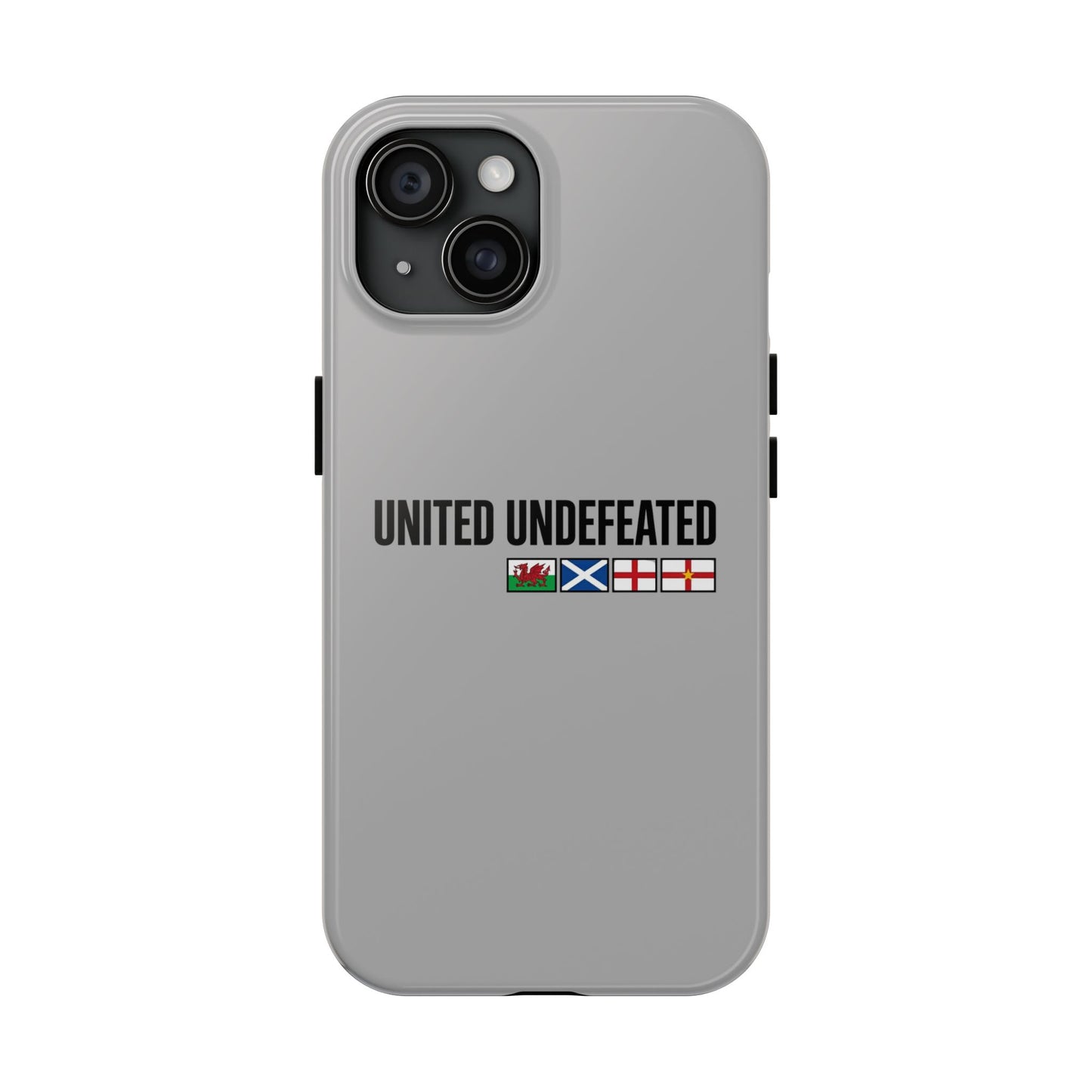 United Undefeated phone case | minimalist flag stripe design