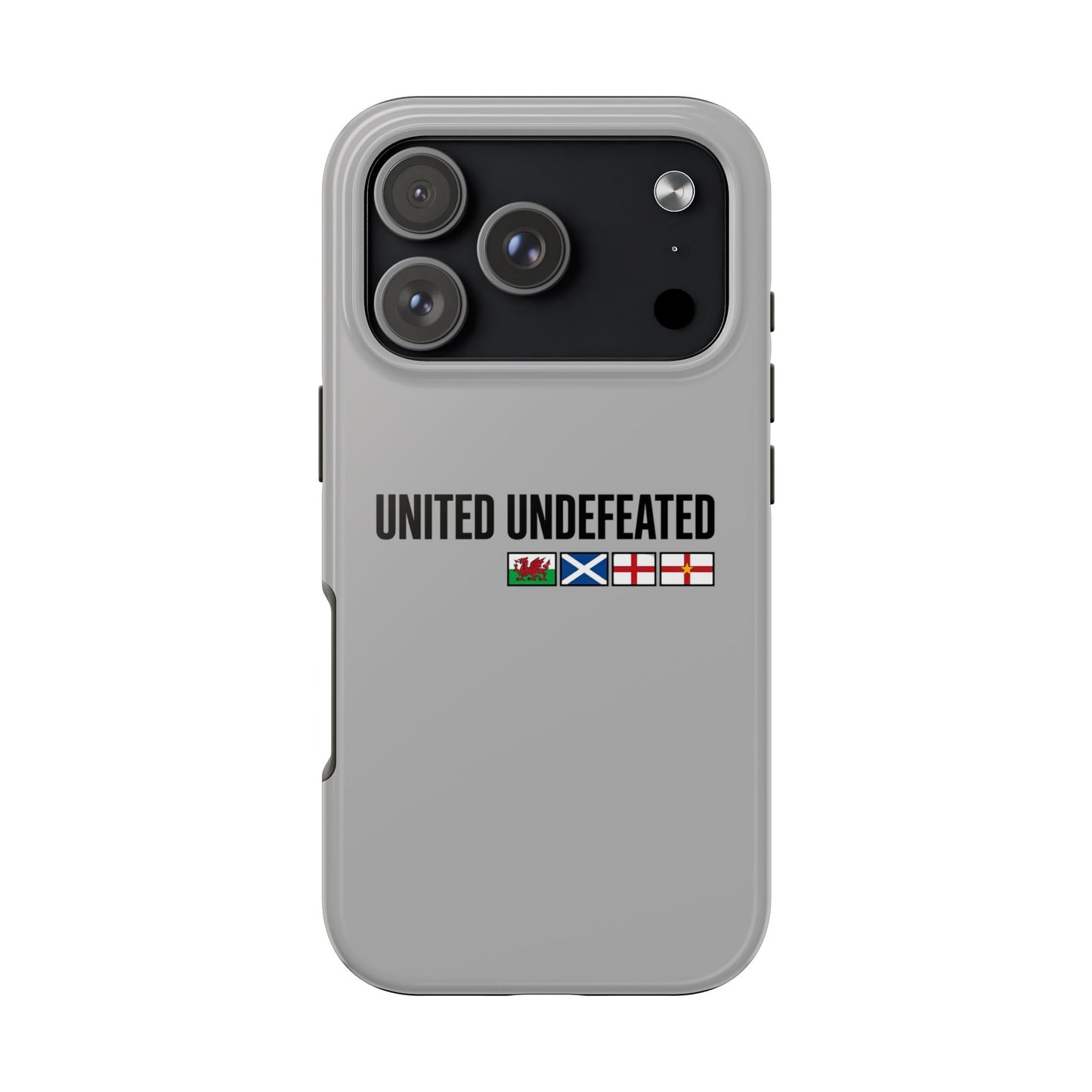 United Undefeated phone case | minimalist flag stripe design