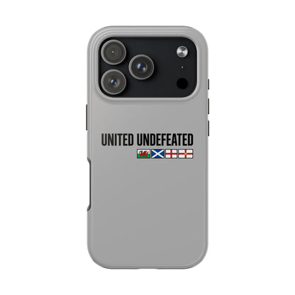 United Undefeated phone case | minimalist flag stripe design