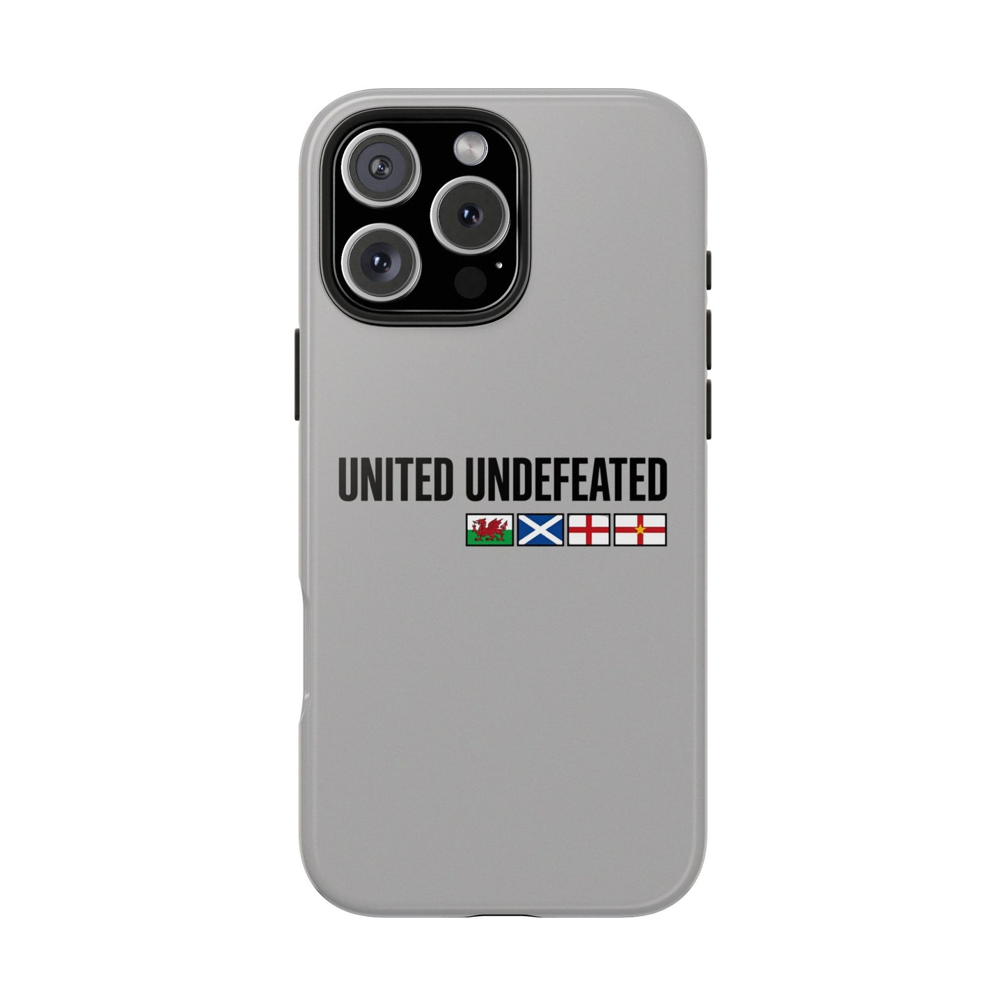 United Undefeated phone case | minimalist flag stripe design