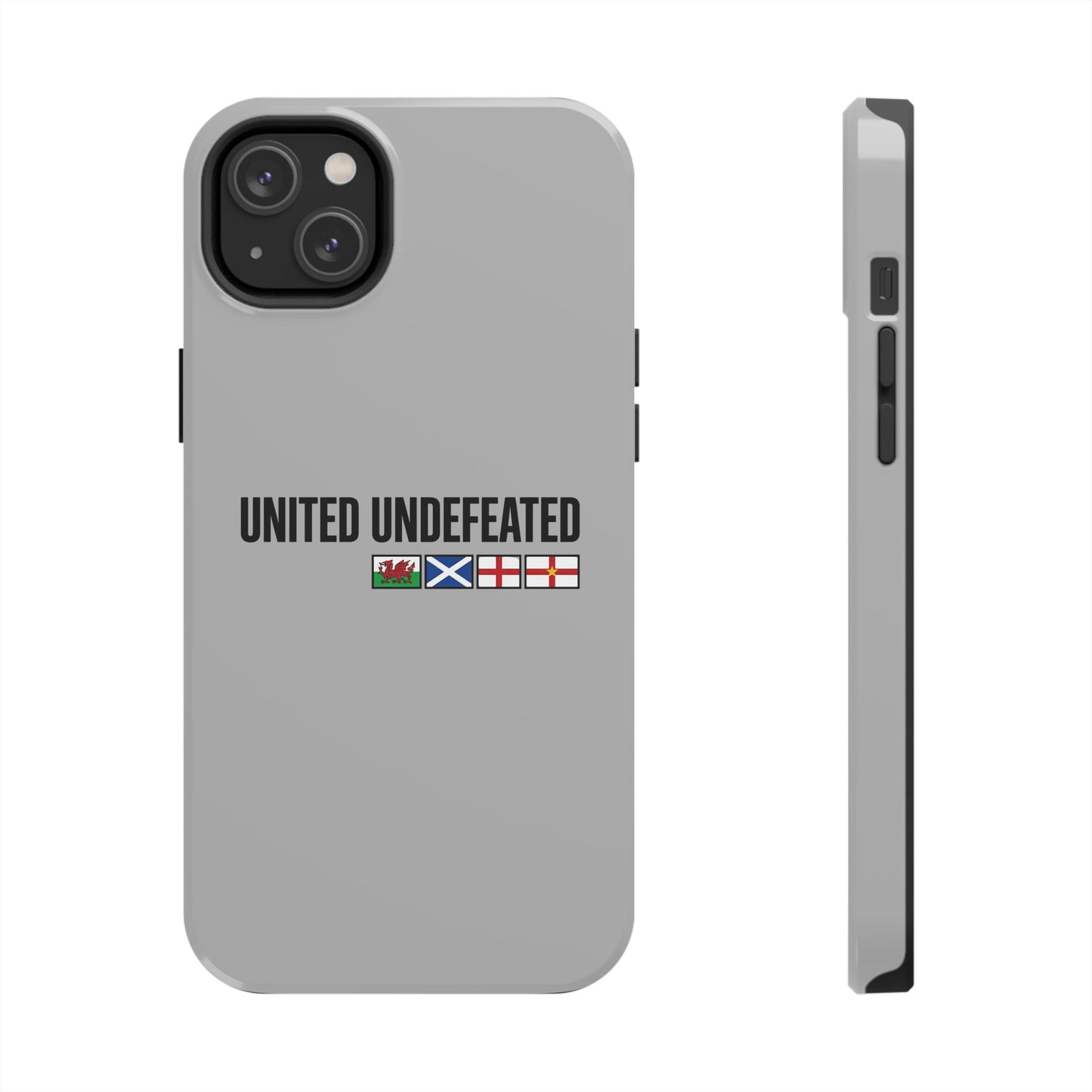 United Undefeated phone case | minimalist flag stripe design