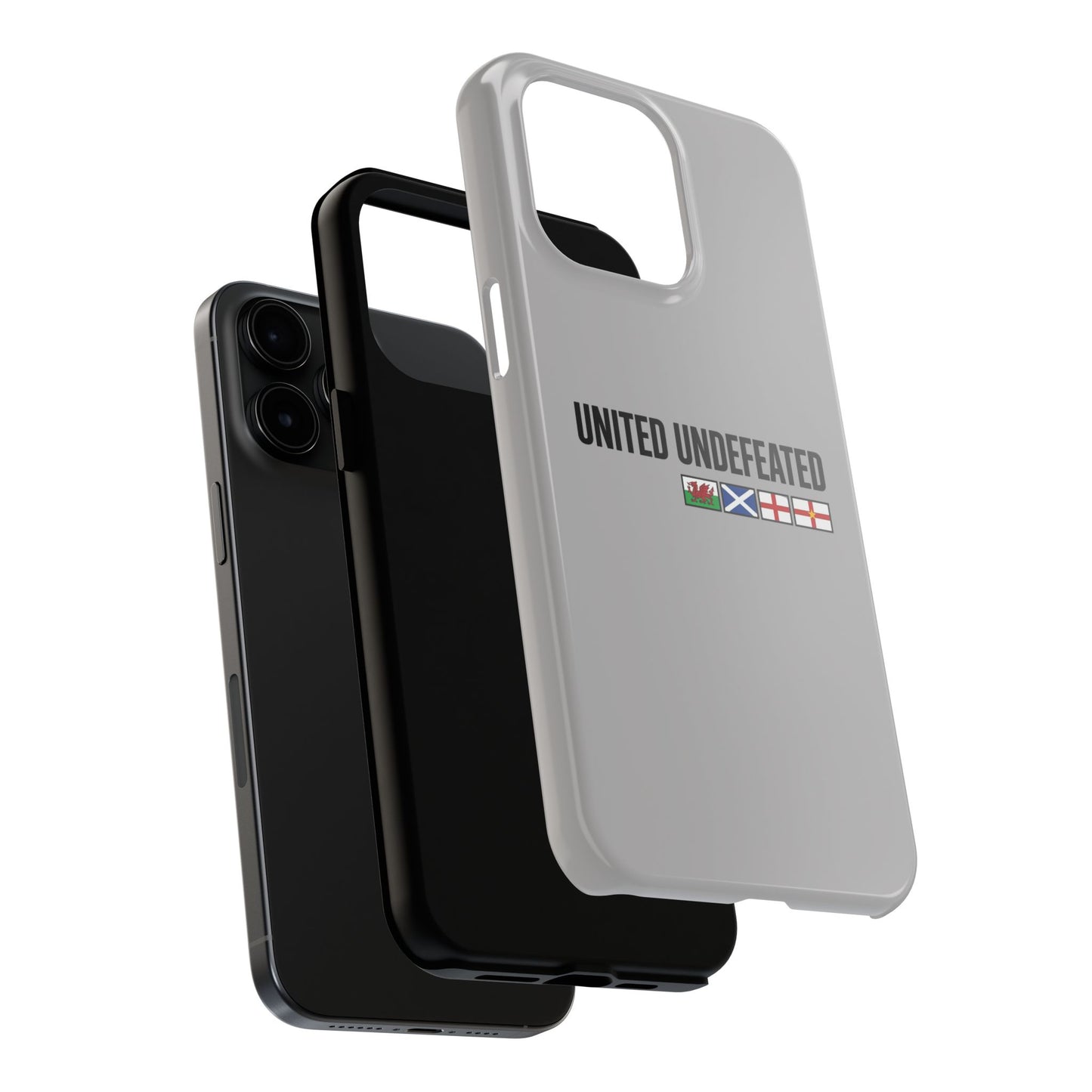 United Undefeated phone case | minimalist flag stripe design