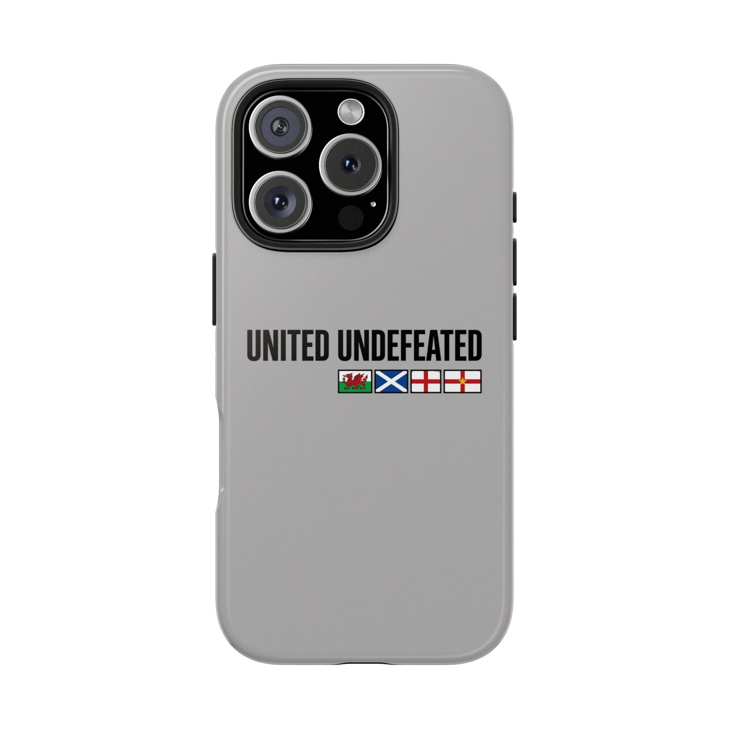 United Undefeated phone case | minimalist flag stripe design