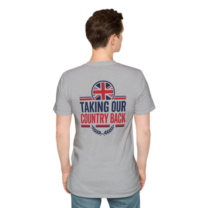 'Taking Our Country Back' Chest Logo T-Shirt