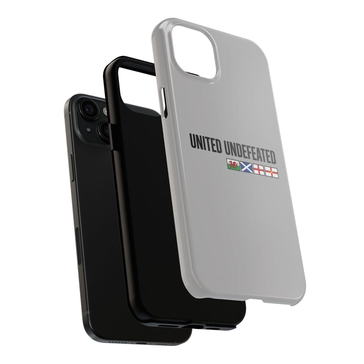 United Undefeated phone case | minimalist flag stripe design