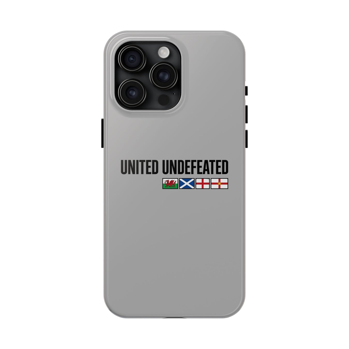 United Undefeated phone case | minimalist flag stripe design